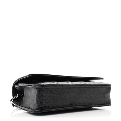 Chanel Caviar Quilted Wallet on Chain WOC Black 4 of 12