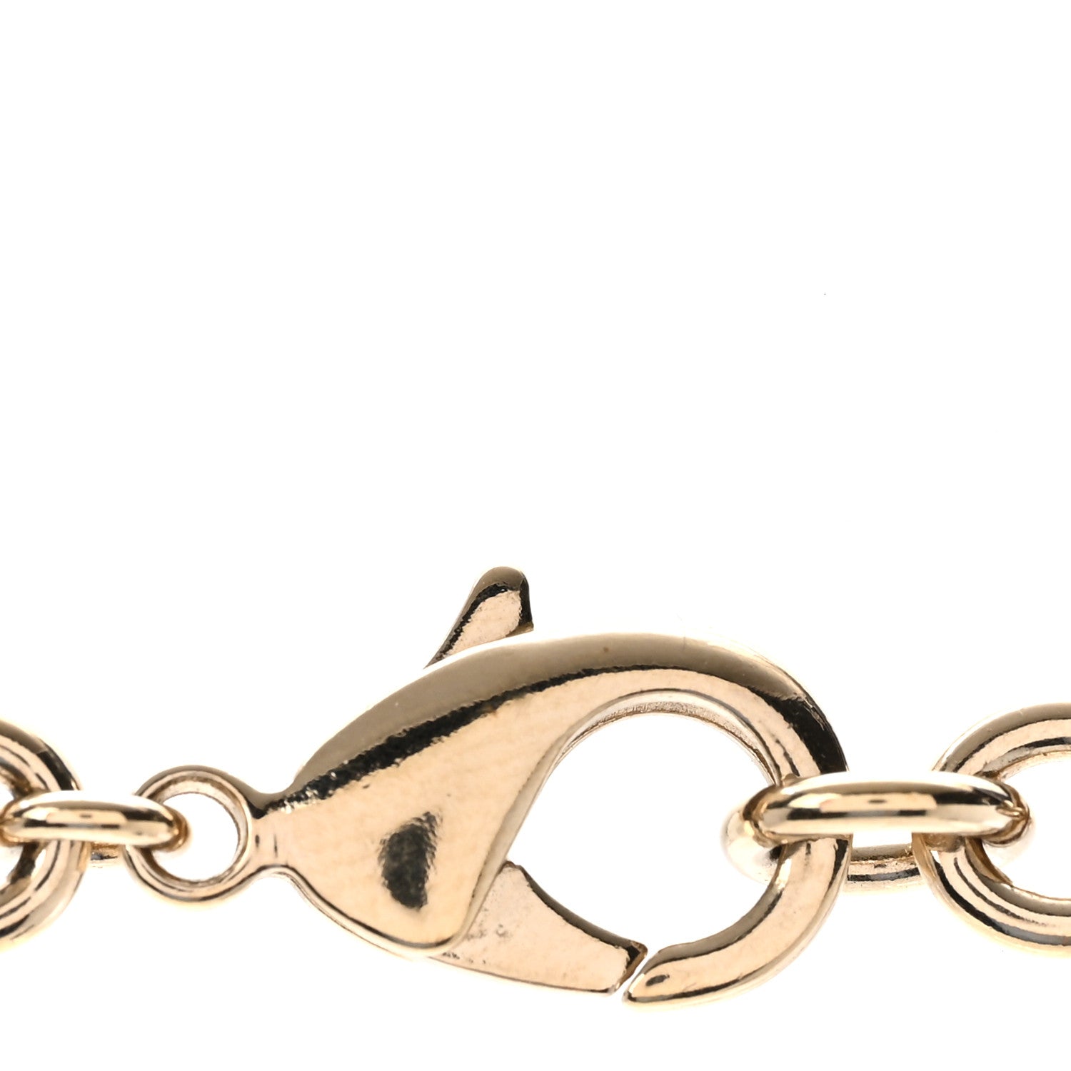 Chanel Metal CC Heart Locket Necklace Gold 6 of 7