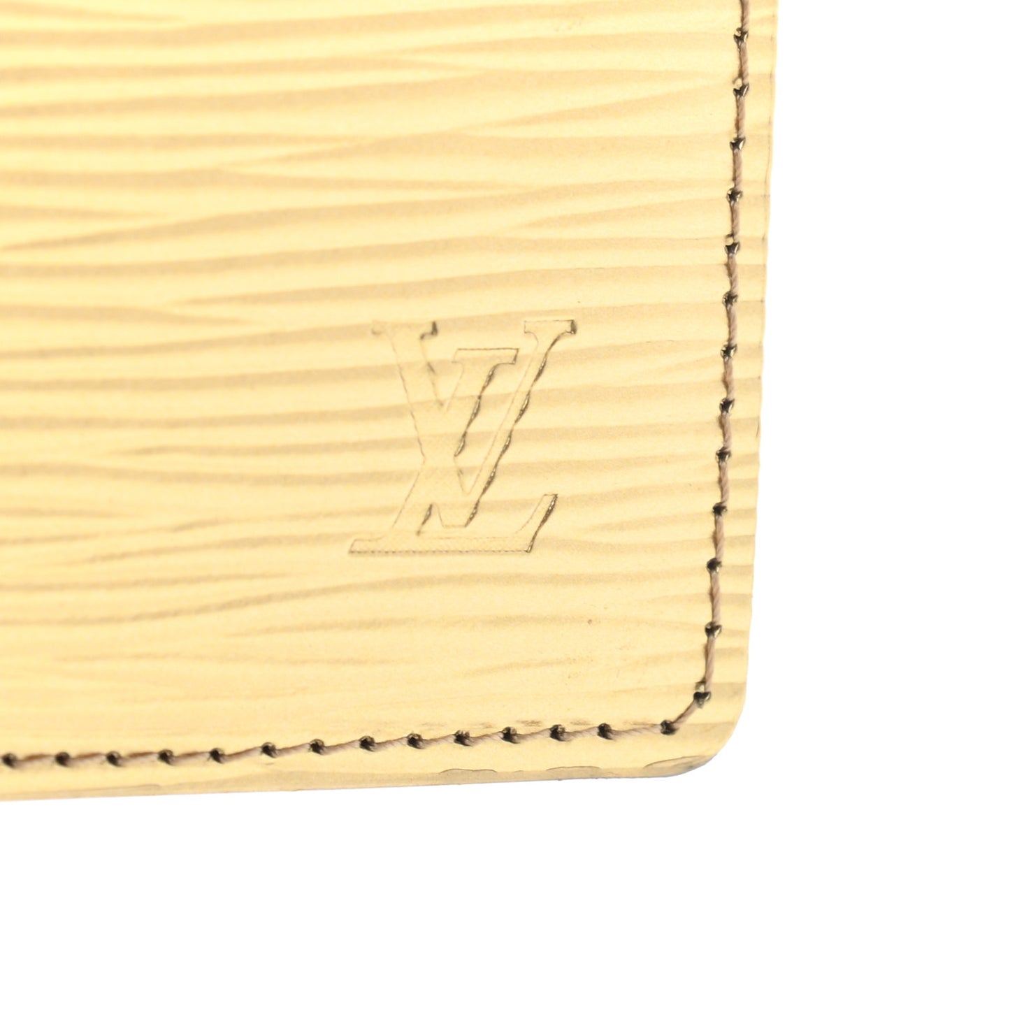 Epi Card Holder Gold