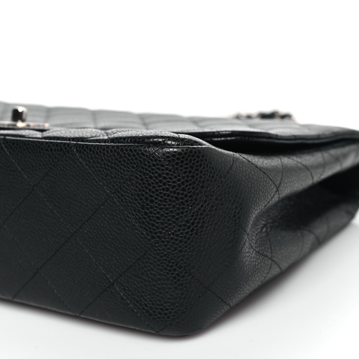 Chanel Caviar Quilted Jumbo Single Flap Black 10 of 10