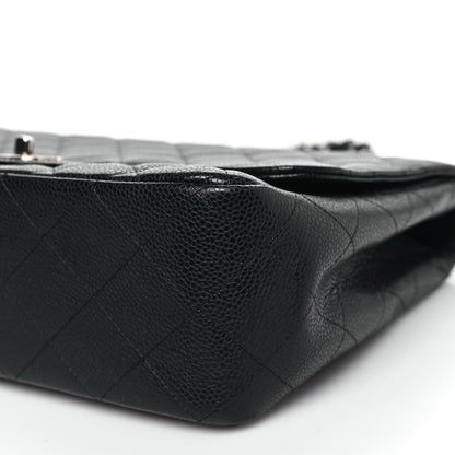 Chanel Caviar Quilted Jumbo Single Flap Black 10 of 10