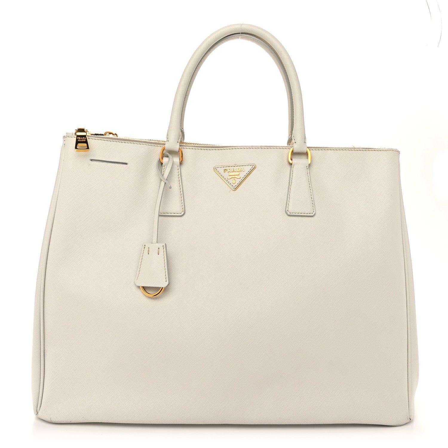 Prada Saffiano Lux Extra Large Galleria Double Zip Tote Talco 1 of 14