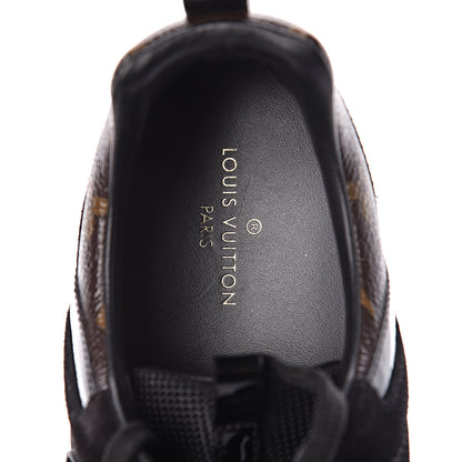 Louis Vuitton Suede Monogram Run Away Sneakers 40 Black 10 of 10