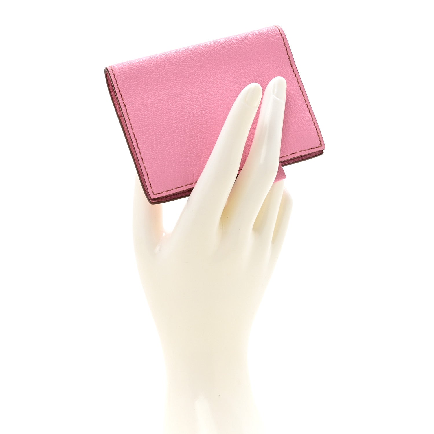 Hermes Chevre Mysore Globe Trotter Agenda Cover PM 5P Pink 2 of 8