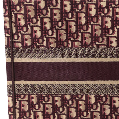 Christian Dior Oblique Medium Book Tote Burgundy Multicolor 13 of 13
