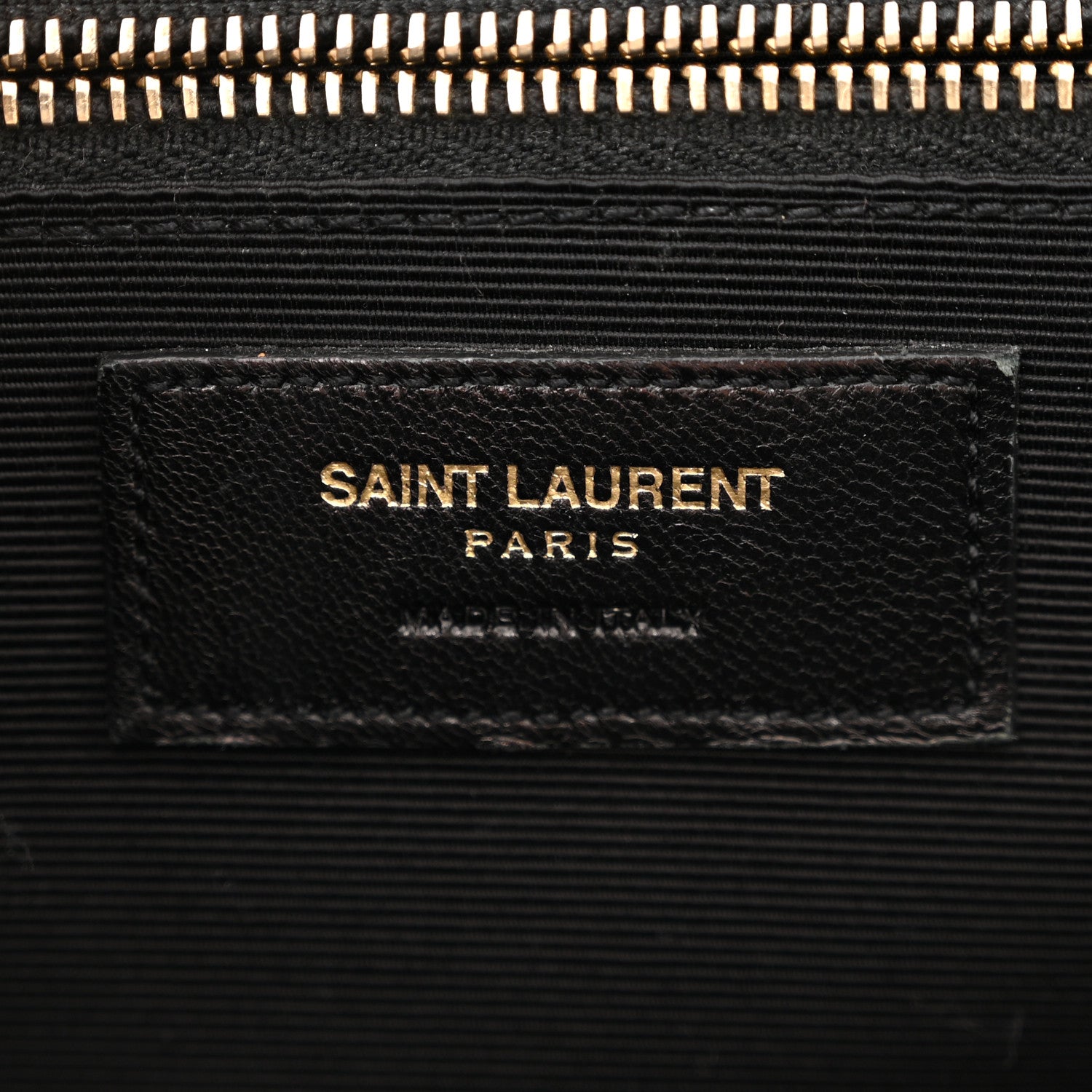 Saint Laurent Grain De Poudre Matelasse Chevron Large Monogram Satchel Dark Beige 6 of 10