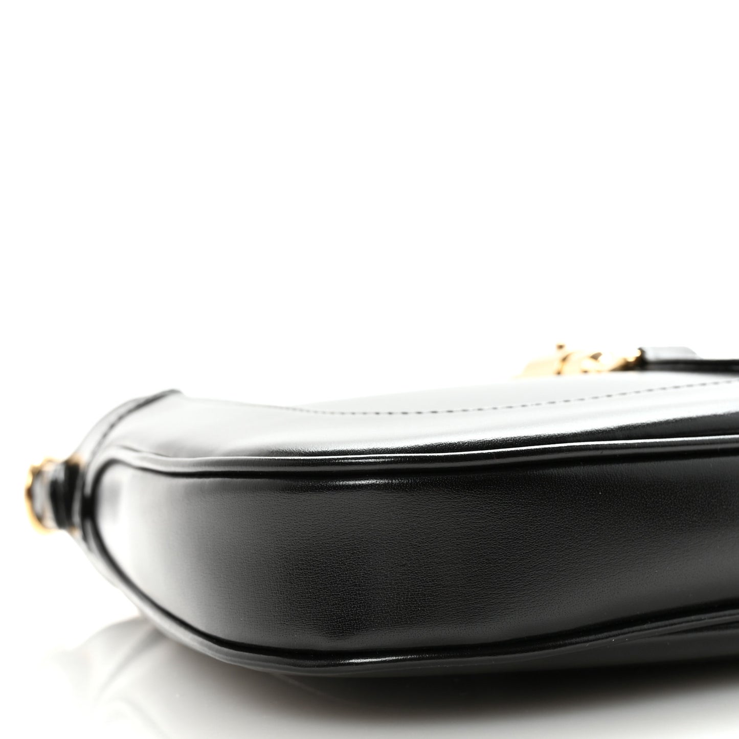 Boarded Dyana Lux Calfskin Small Jackie 1961 Hobo Black