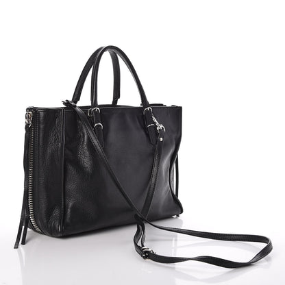 Balenciaga Veau Papier A6 Zip Around Tote Black 3 of 7