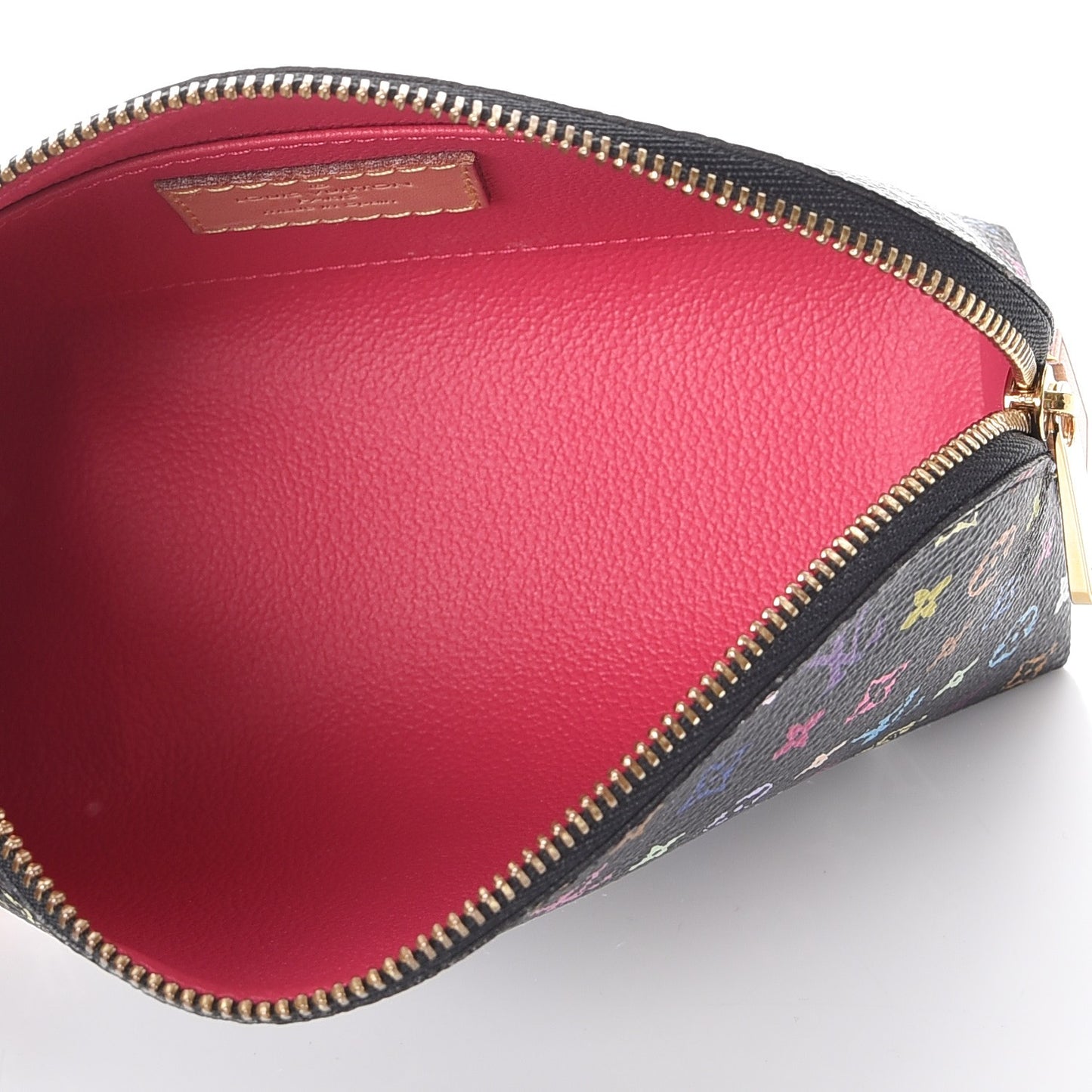 Monogram Multicolor Cosmetic Pouch Black Grenade