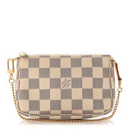 Louis Vuitton Damier Azur Mini Pochette Accessories 1 of 8