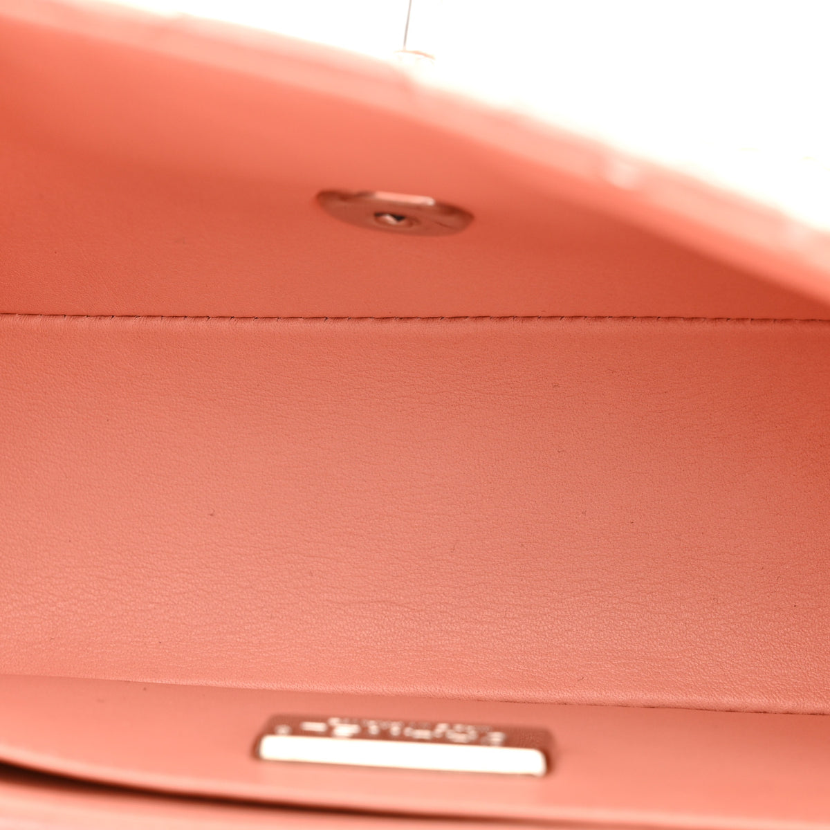 Chanel Snakeskin Mini Rectangular Flap Pink 5 of 12