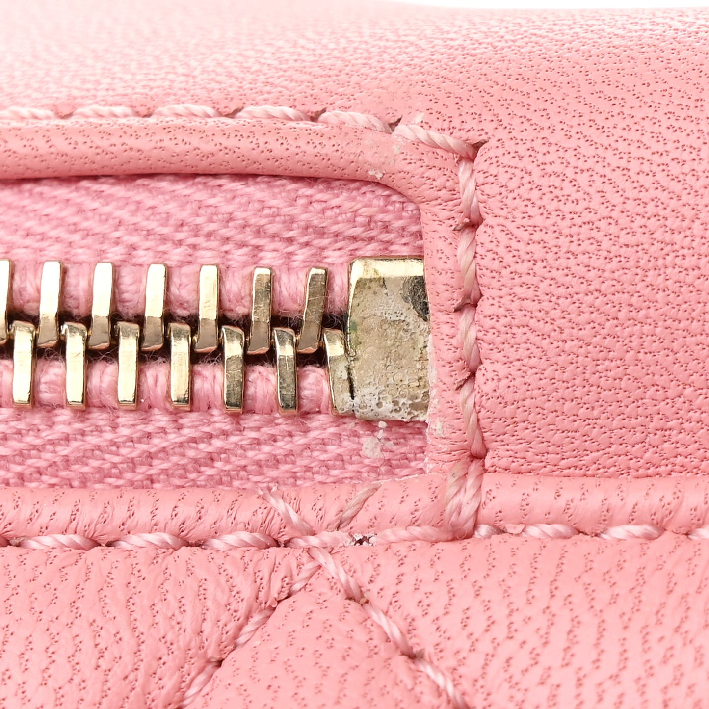 Lambskin Quilted Bi Waist Bag Fanny Pack Pink