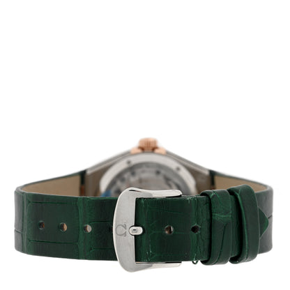 Omega 18K Sedna Gold Alligator Diamond Green Aventurin 29mm Constellation Automatic Watch 131.23.29.20.99.001 3 of 5