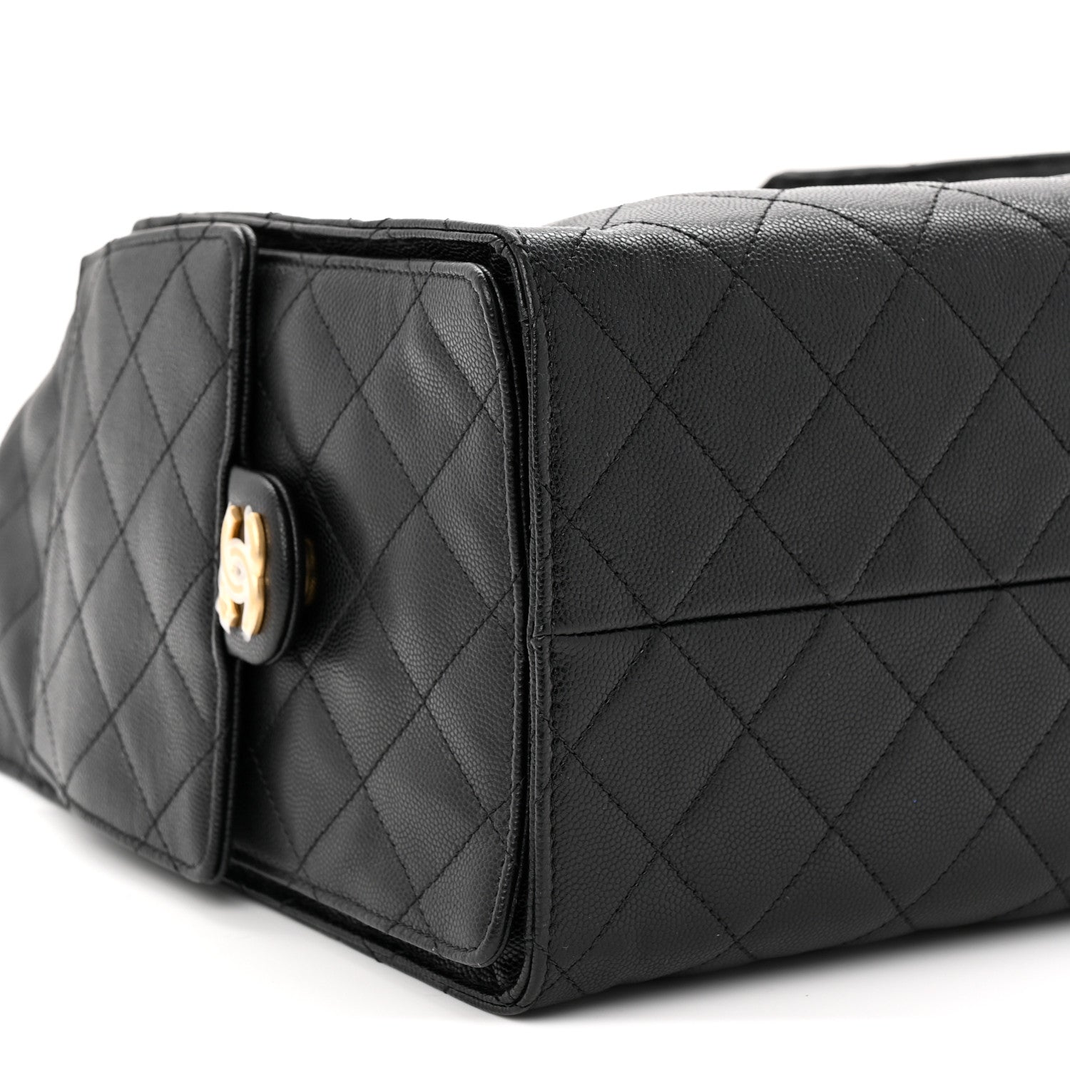 Chanel Caviar Quilted Medium Chanel 25 Handbag Black 10 of 11