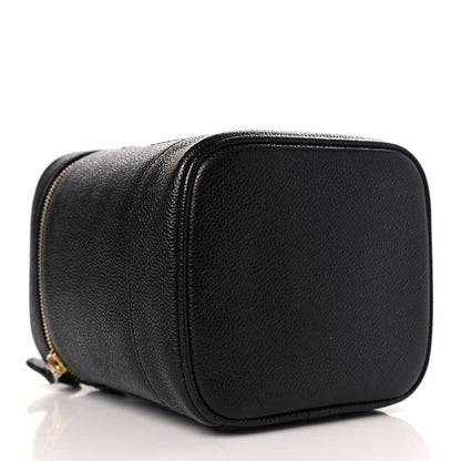 Chanel Caviar Cosmetic Vanity Bag Black 4 of 10