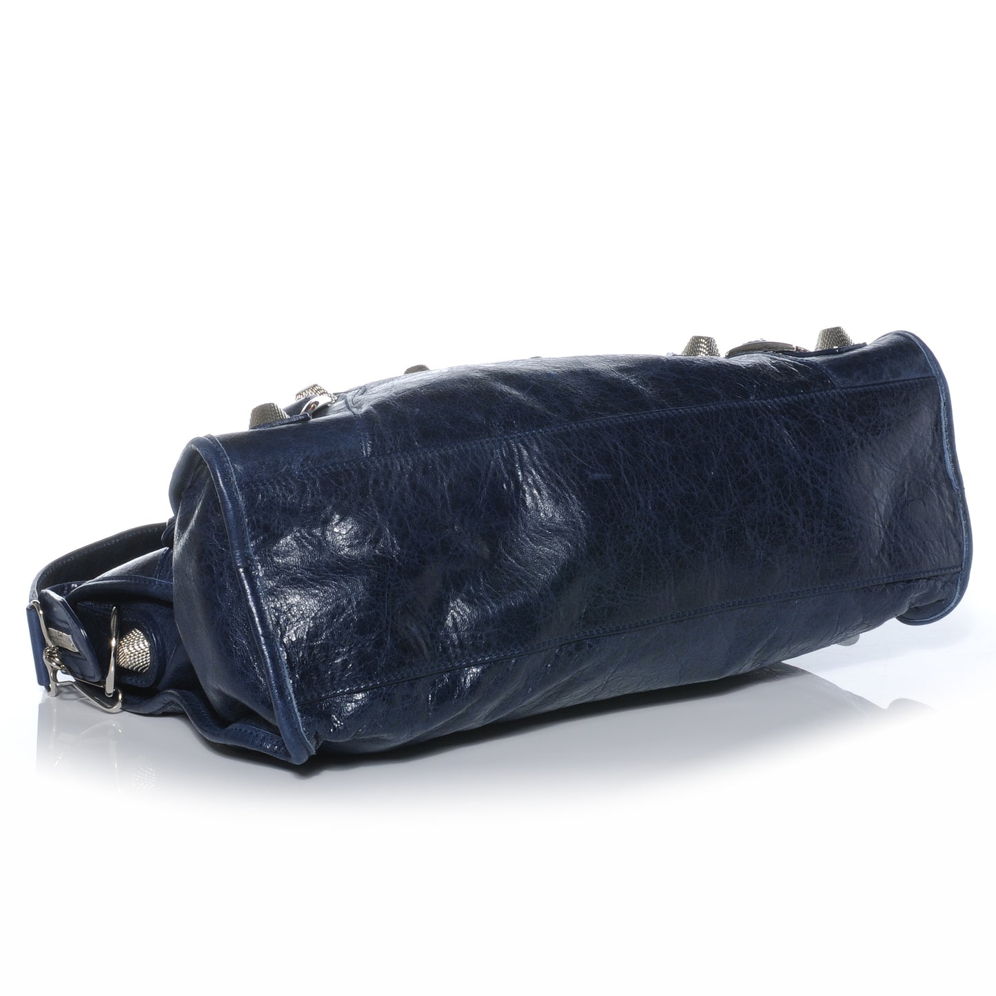 Agneau Giant 21 Silver Hardware City Bleu Marine