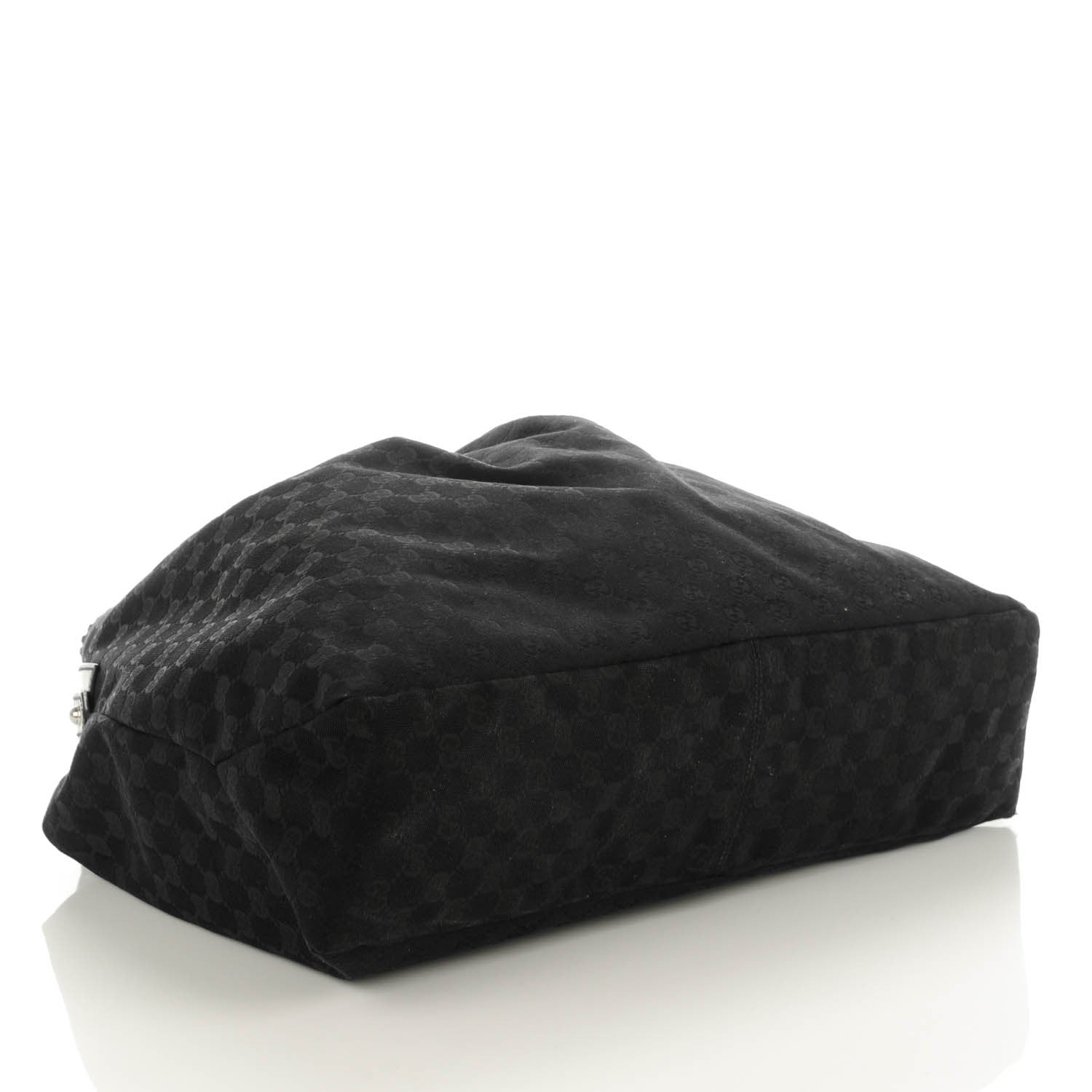 Gucci Monogram Large Horsebit Chain Hobo Black 4 of 7