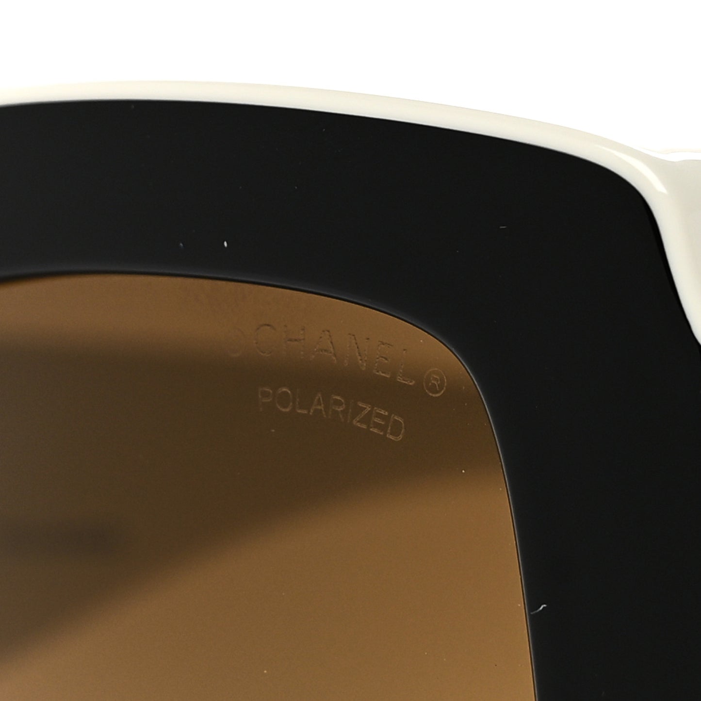 Acetate Square Sunglasses 6059 Black White