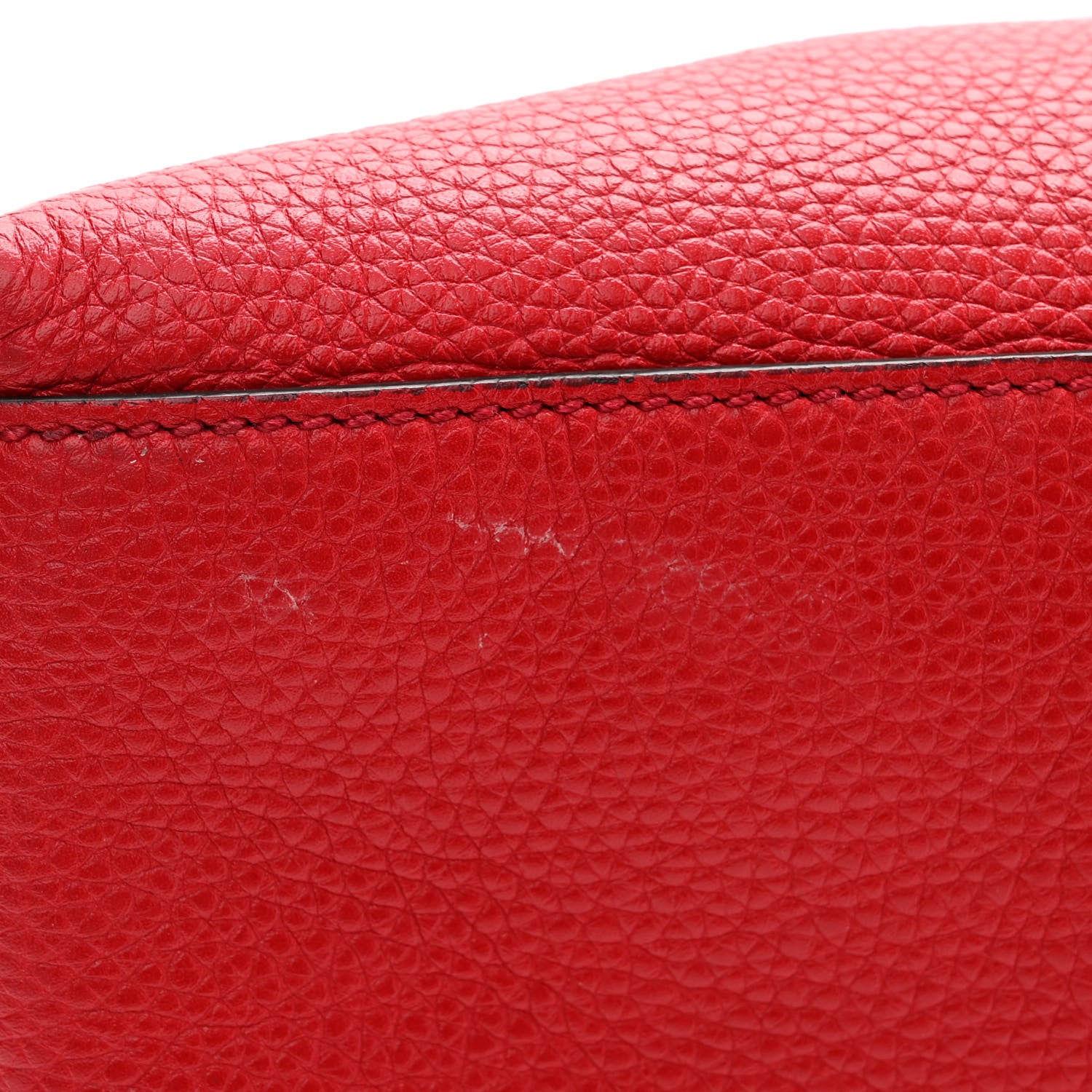 Gucci Cellarius Calfskin Medium Soho Chain Shoulder Bag Vibrant Red 11 of 11