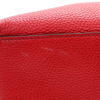 Gucci Cellarius Calfskin Medium Soho Chain Shoulder Bag Vibrant Red 11 of 11
