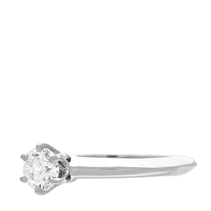 Tiffany Platinum Diamond .42ct Solitaire Engagement Ring 47 4 4 of 6
