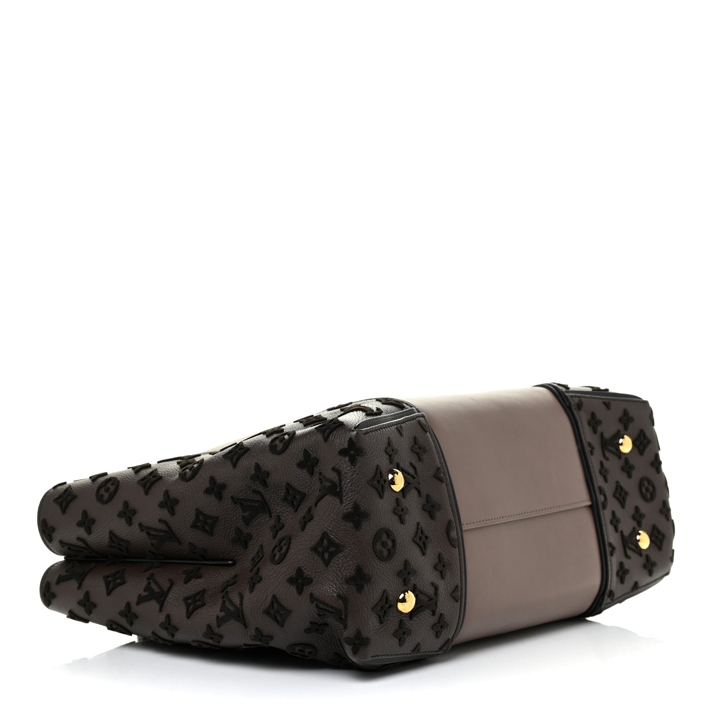 Cuir Orfevre Veau Cachemire Tote W GM Gris