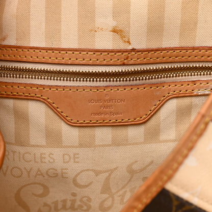 Louis Vuitton Monogram Rayures Neverfull MM 9 of 22