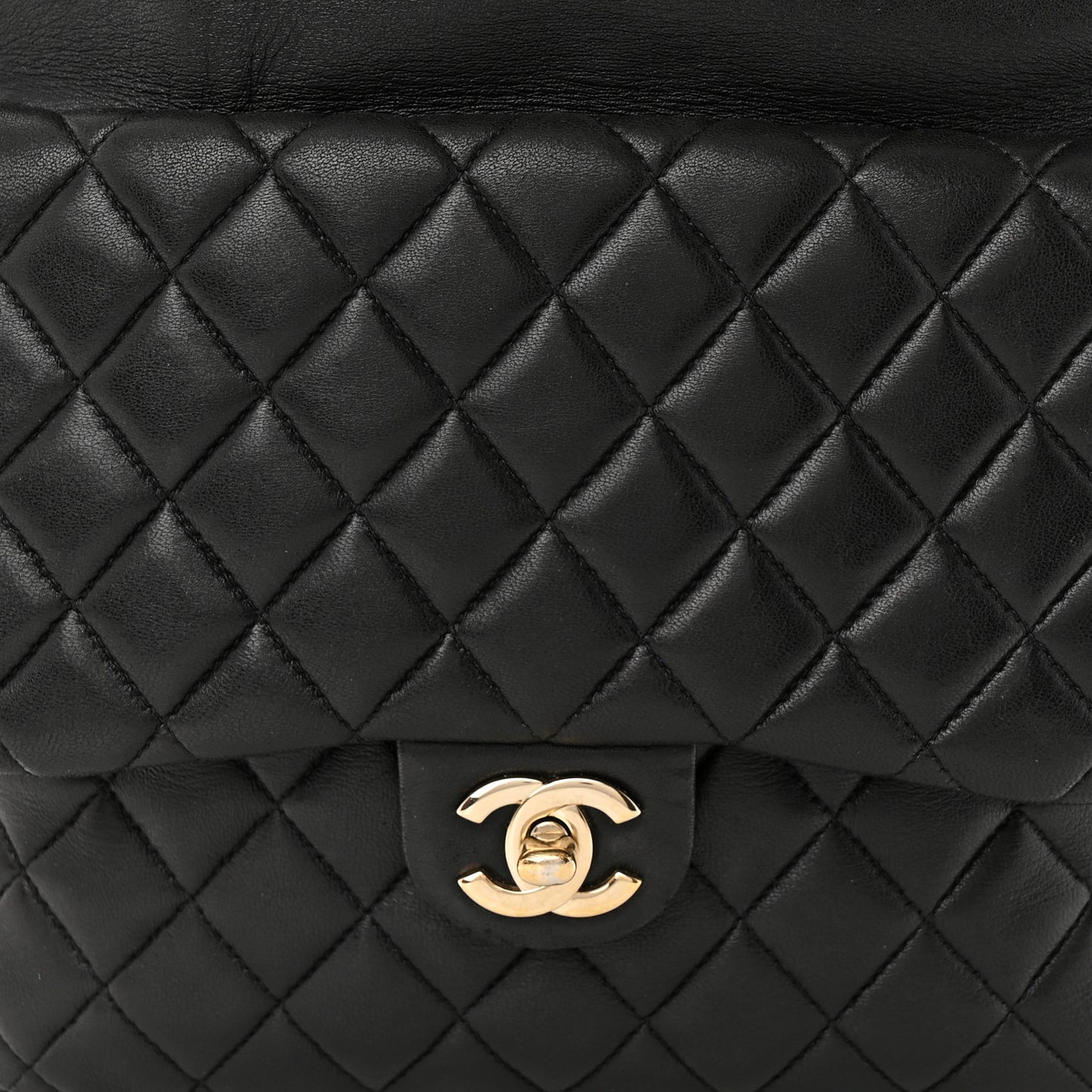 Lambskin Quilted Large In Seoul Backpack Black
