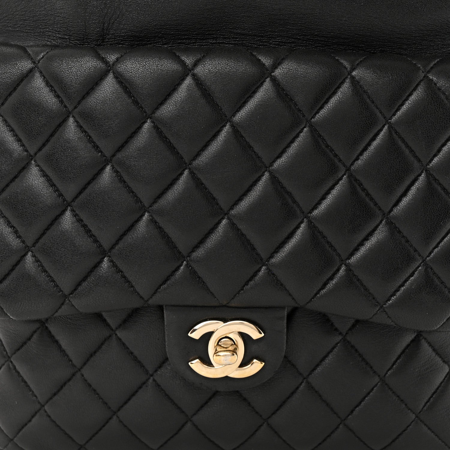 Chanel Lambskin Quilted Large In Seoul Backpack Black 8 of 11