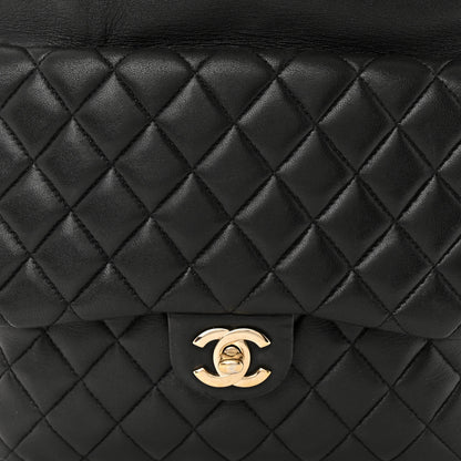 Chanel Lambskin Quilted Large In Seoul Backpack Black 8 of 11