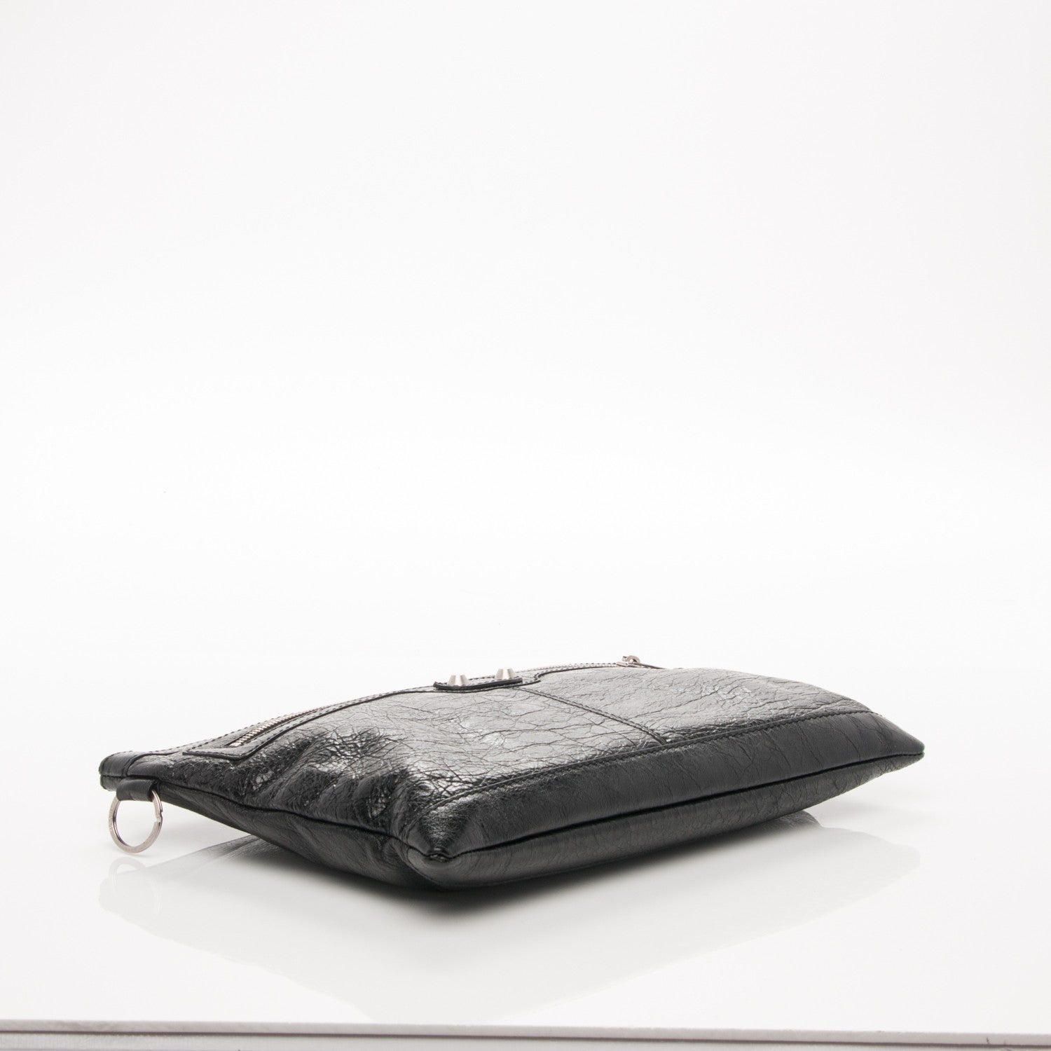 Balenciaga Agneau Arena Classic Hardware Medium Clip Black 4 of 7