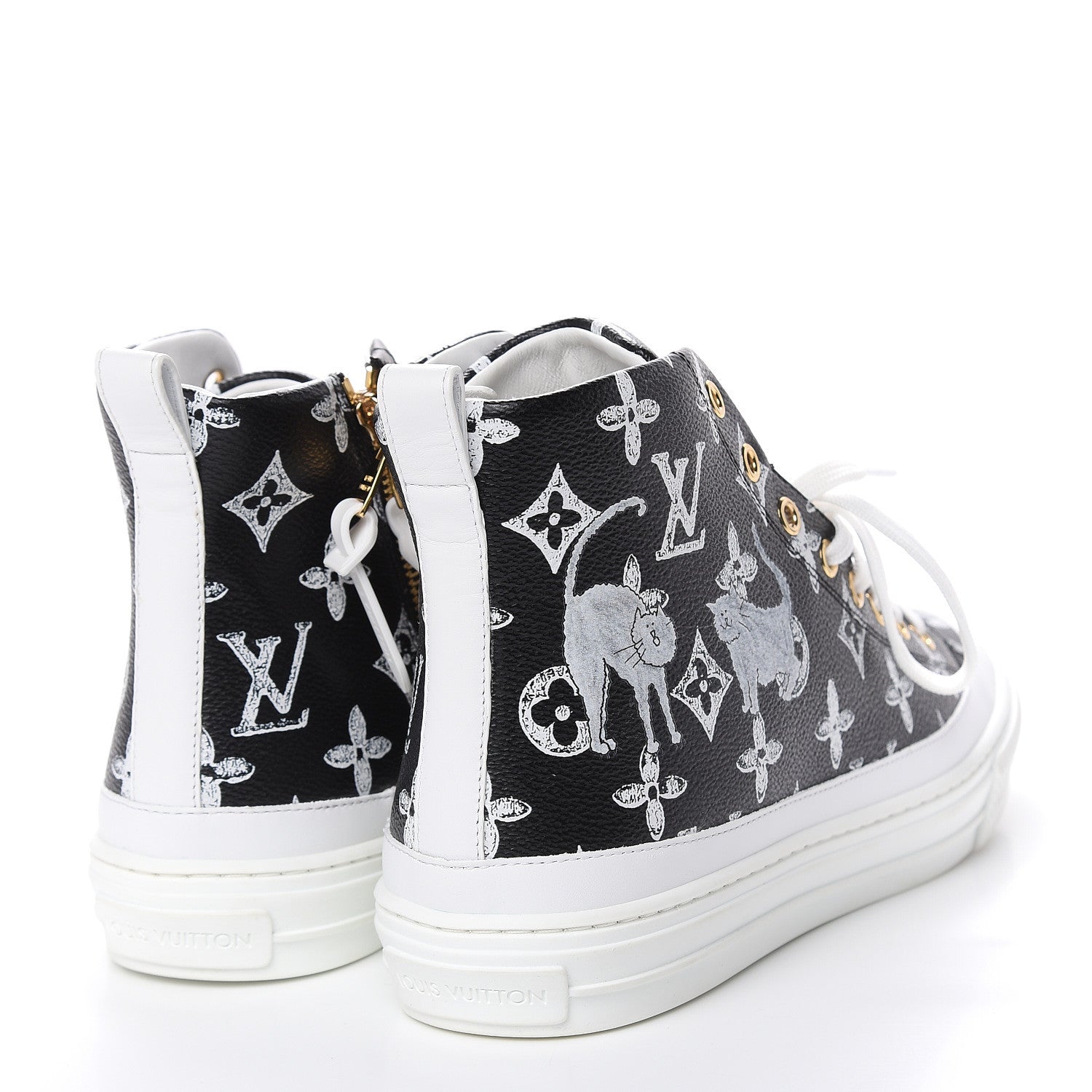 Louis Vuitton Catogram Stellar Sneaker Boots 40 Black 4 of 9