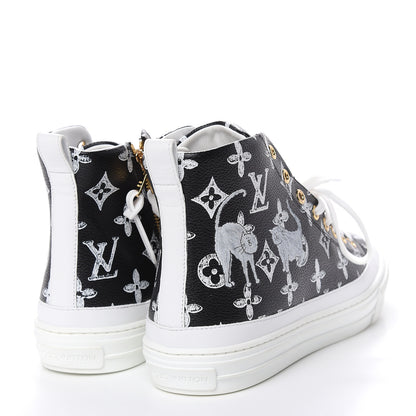 Louis Vuitton Catogram Stellar Sneaker Boots 40 Black 4 of 9