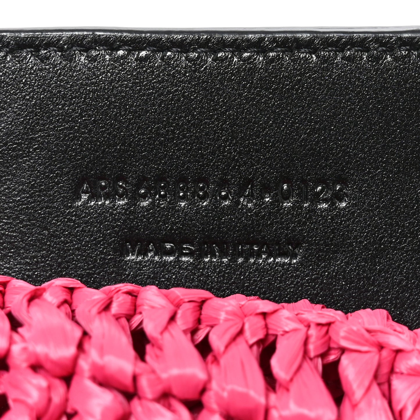 Raffia Rive Gauche Tote Pink