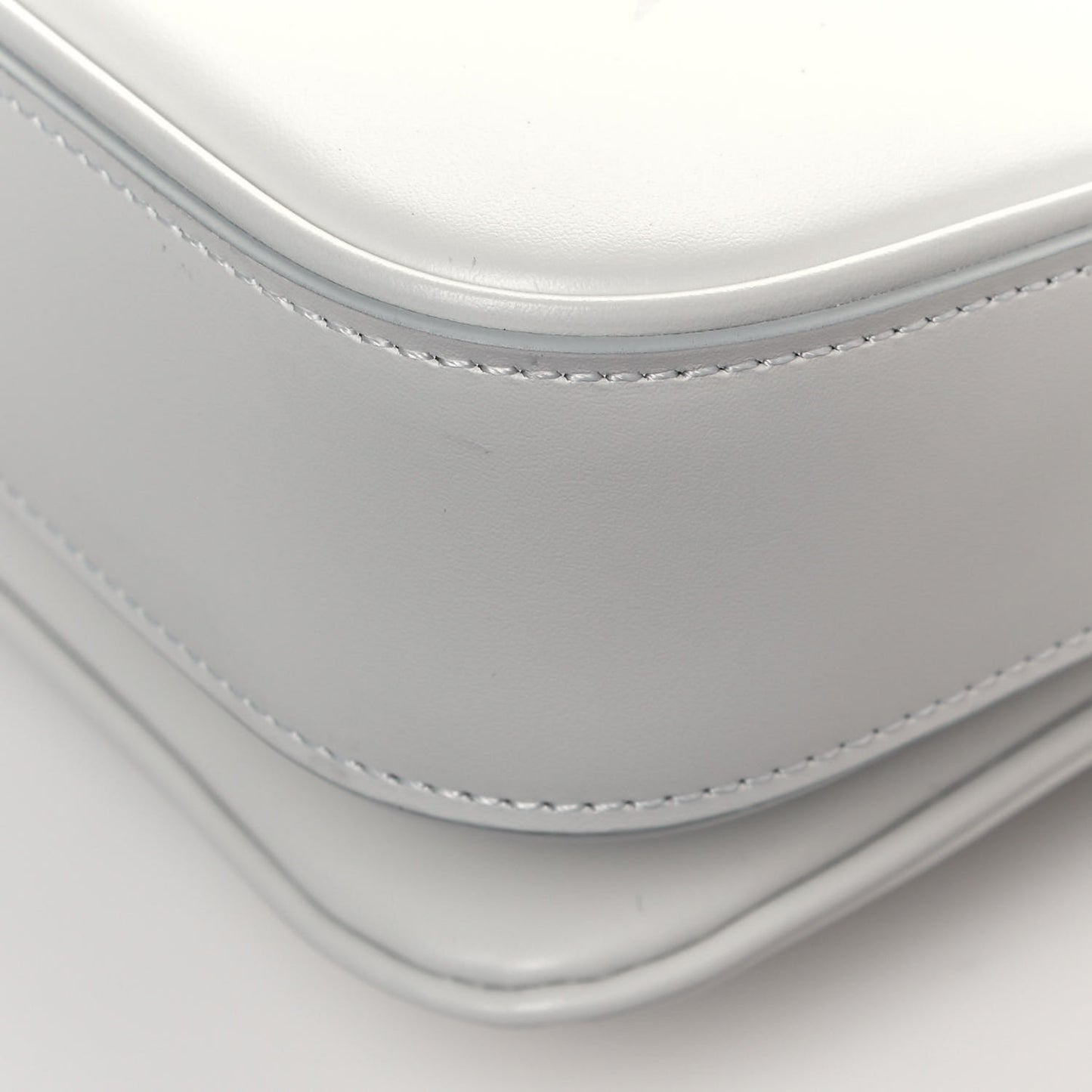 Calfskin Reverse Monogram Swing White