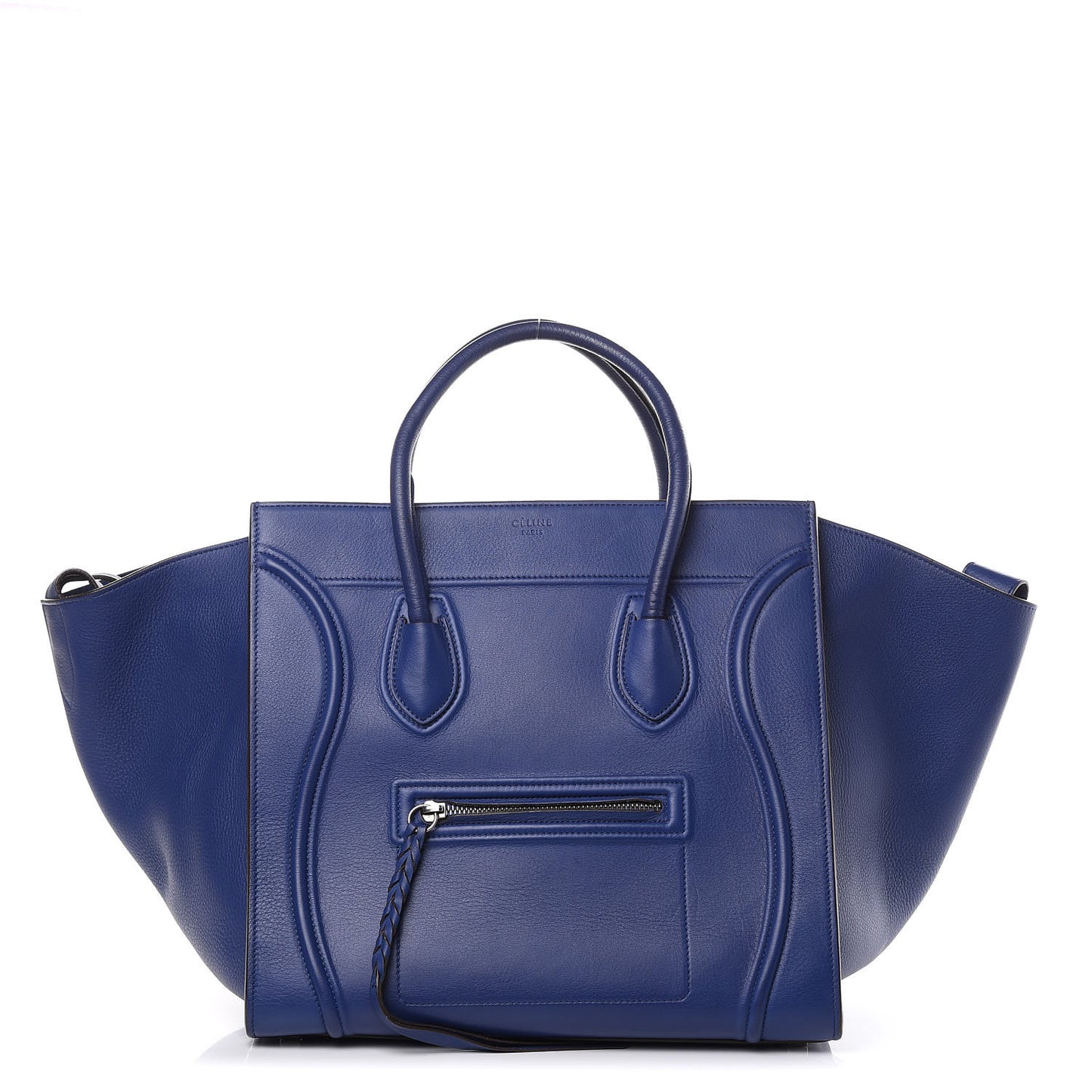 Supple Calfskin Medium Phantom Luggage Indigo