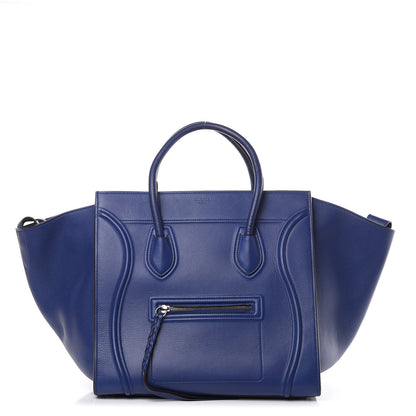 Celine Supple Calfskin Medium Phantom Luggage Indigo 1 of 16