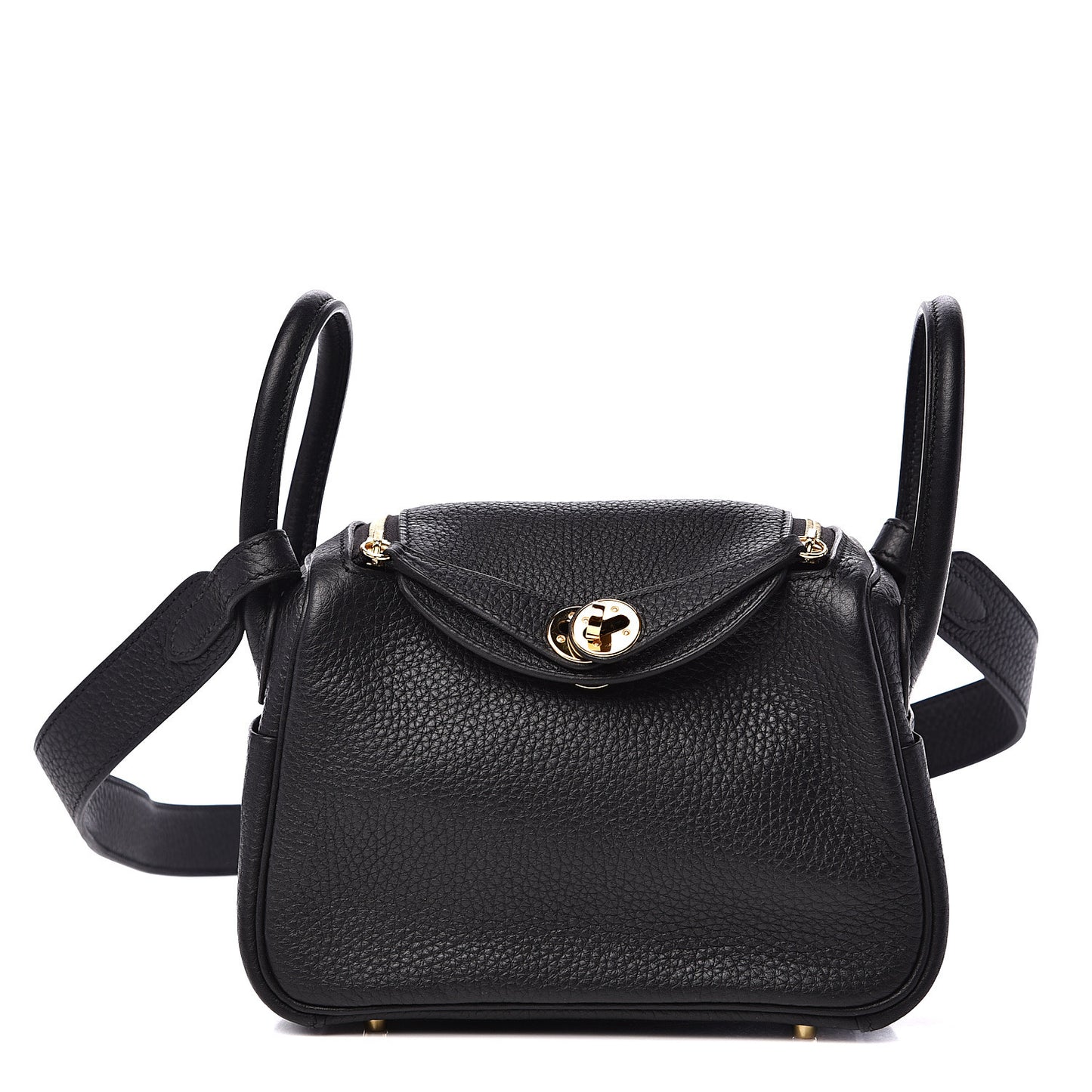 Taurillon Clemence Mini Lindy 20 Black