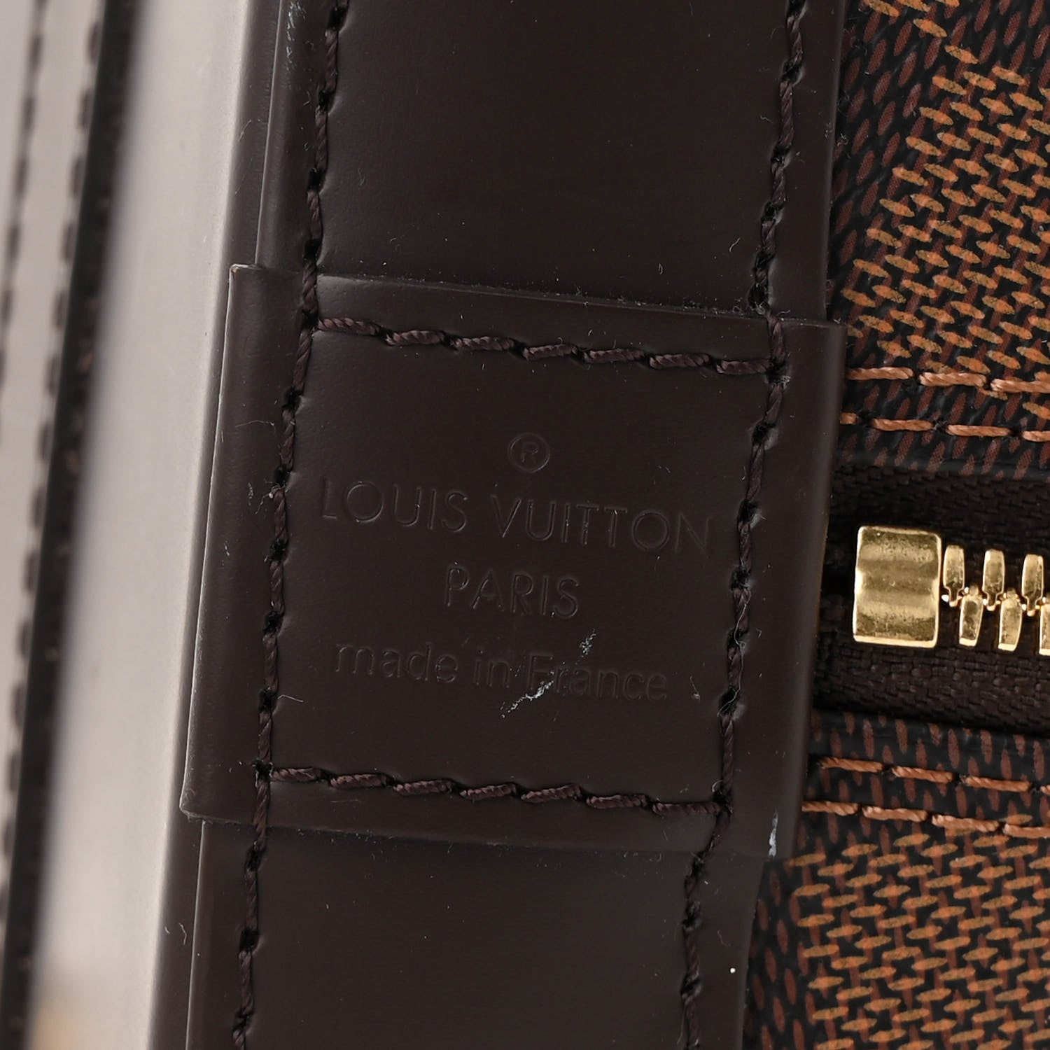 Louis Vuitton Damier Ebene Alma PM 6 of 10