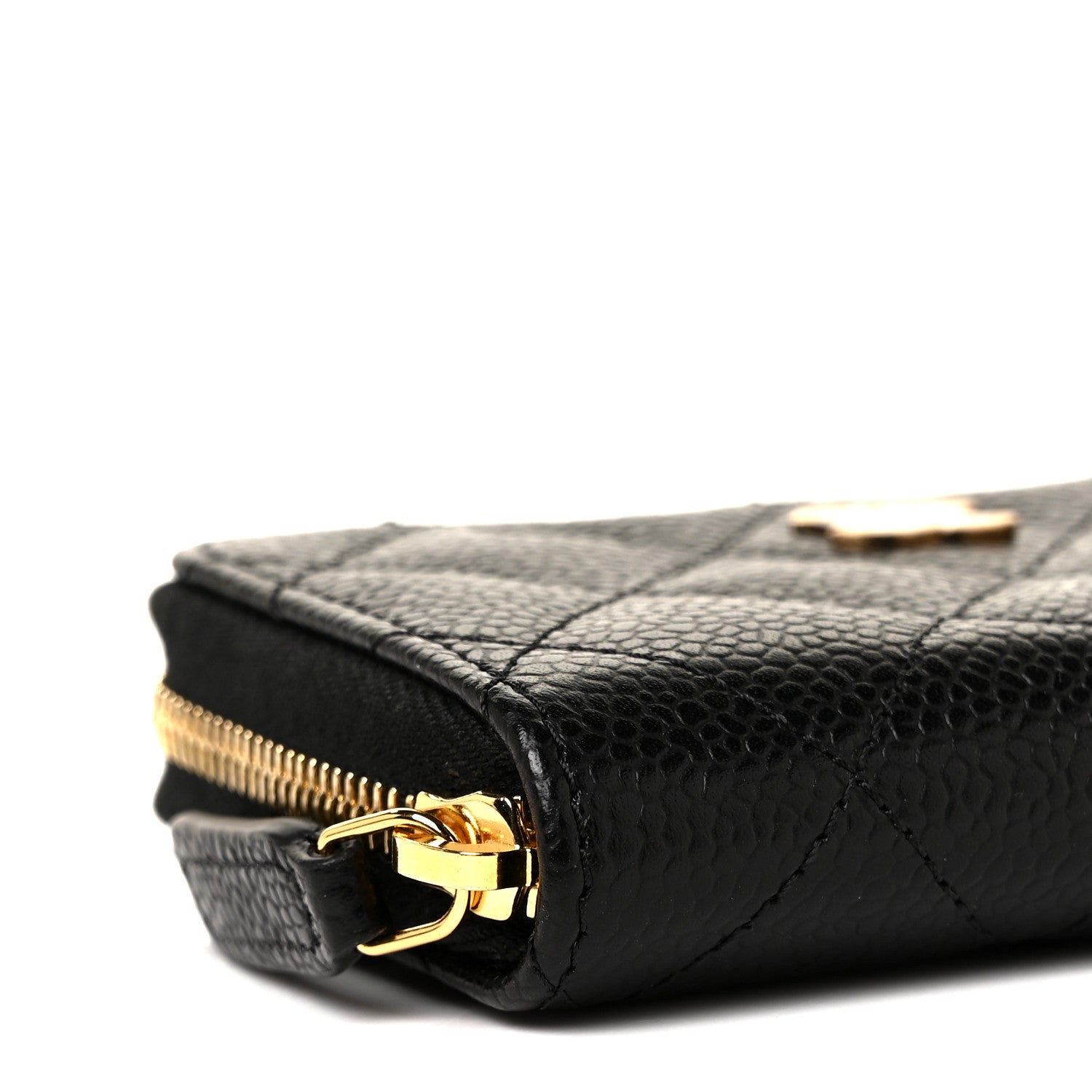 Chanel Caviar Quilted Classic Zipped Coin Purse Black 8 of 10
