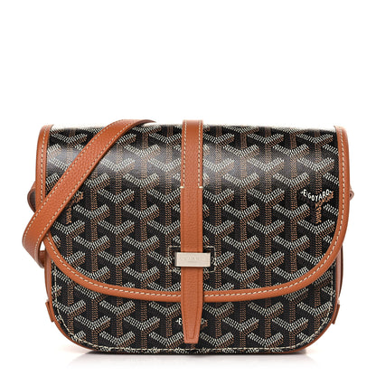 Goyard Goyardine Belvedere II PM Messenger Bag Black Gold 1 of 8
