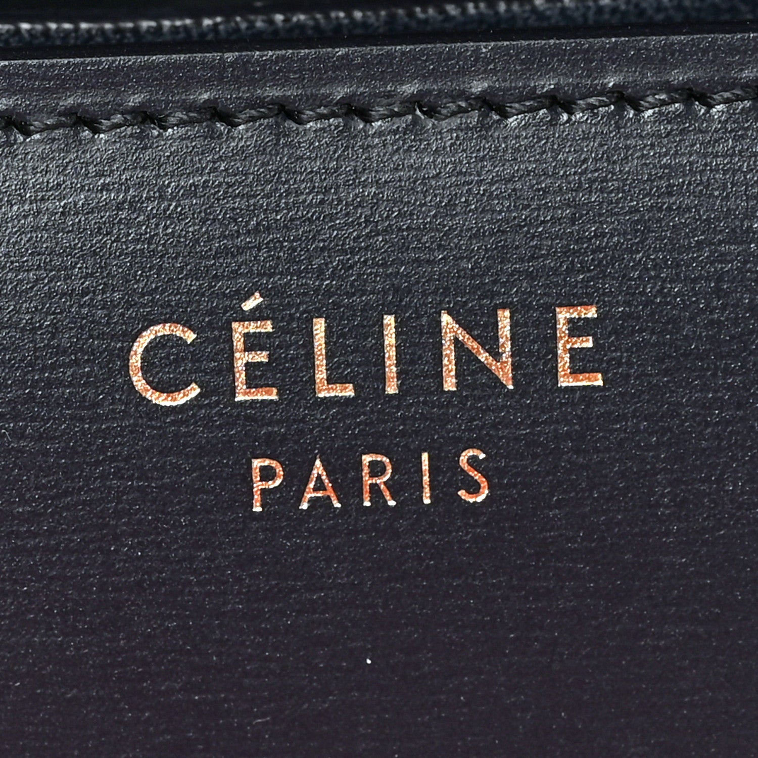 Celine Box Calfskin Medium Classic Box Flap Bag Navy 6 of 11
