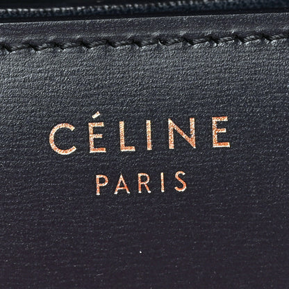 Celine Box Calfskin Medium Classic Box Flap Bag Navy 6 of 11
