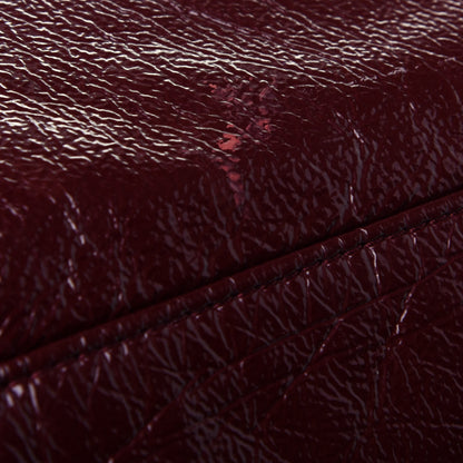 Chanel Vinyl Medium Rock and Chain Bowler Bordeaux 12 of 12