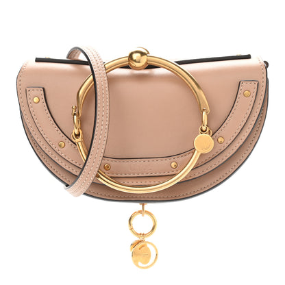 Chloe Calfskin Small Nile Bracelet Minaudiere Bag Biscotti Beige 1 of 8