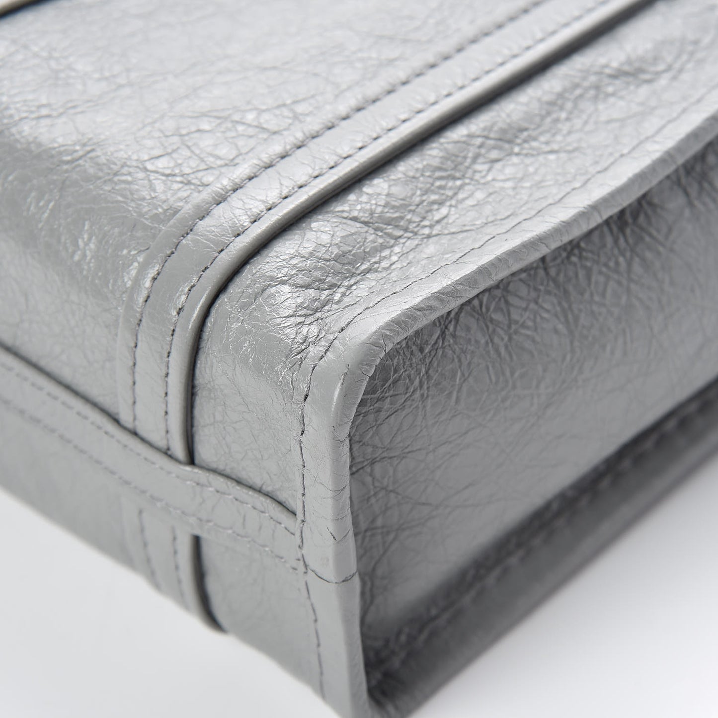 Agneau XXS Bazar Shopper Tote Gris Haussmannien