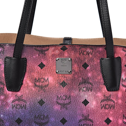 MCM Galaxy Visetos Medium Shopper Tote Multicolor 12 of 12