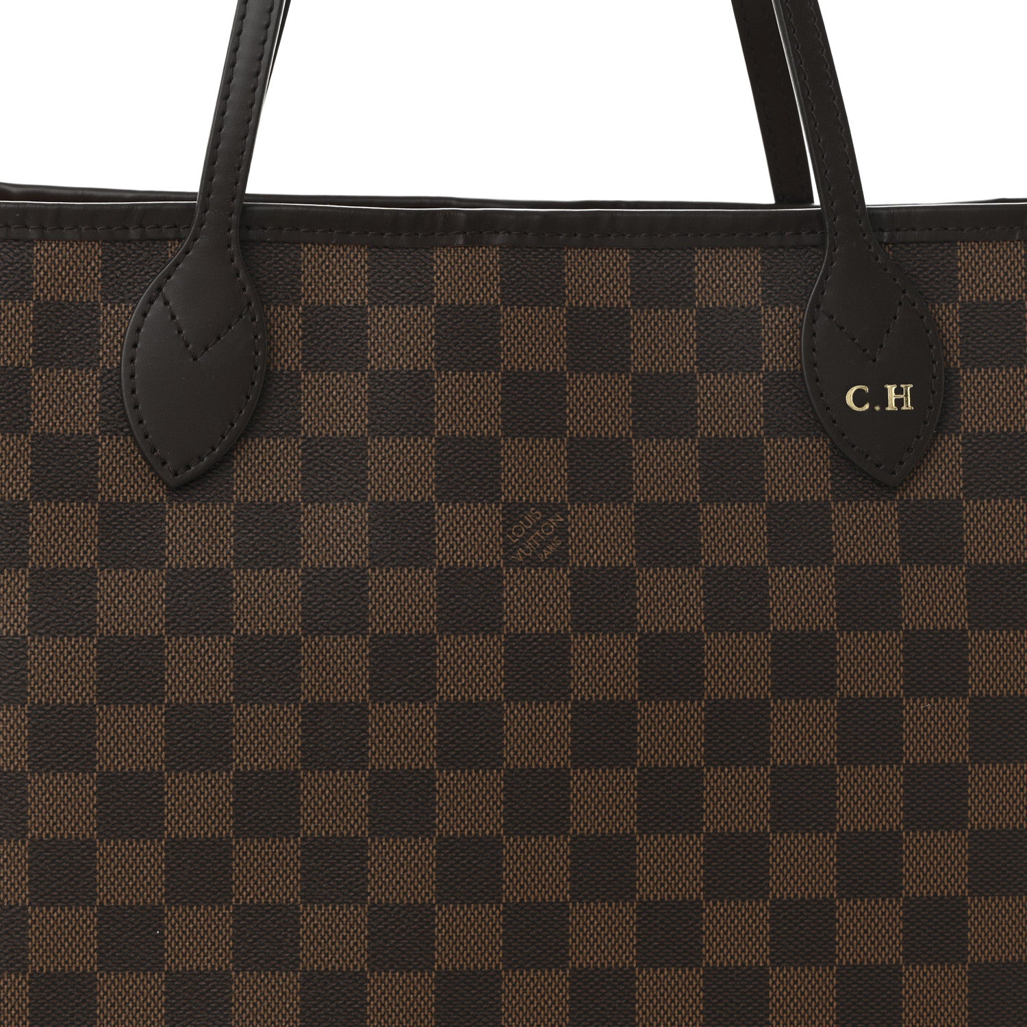 Louis Vuitton Damier Ebene Neo Neverfull MM Rose Ballerine 9 of 12
