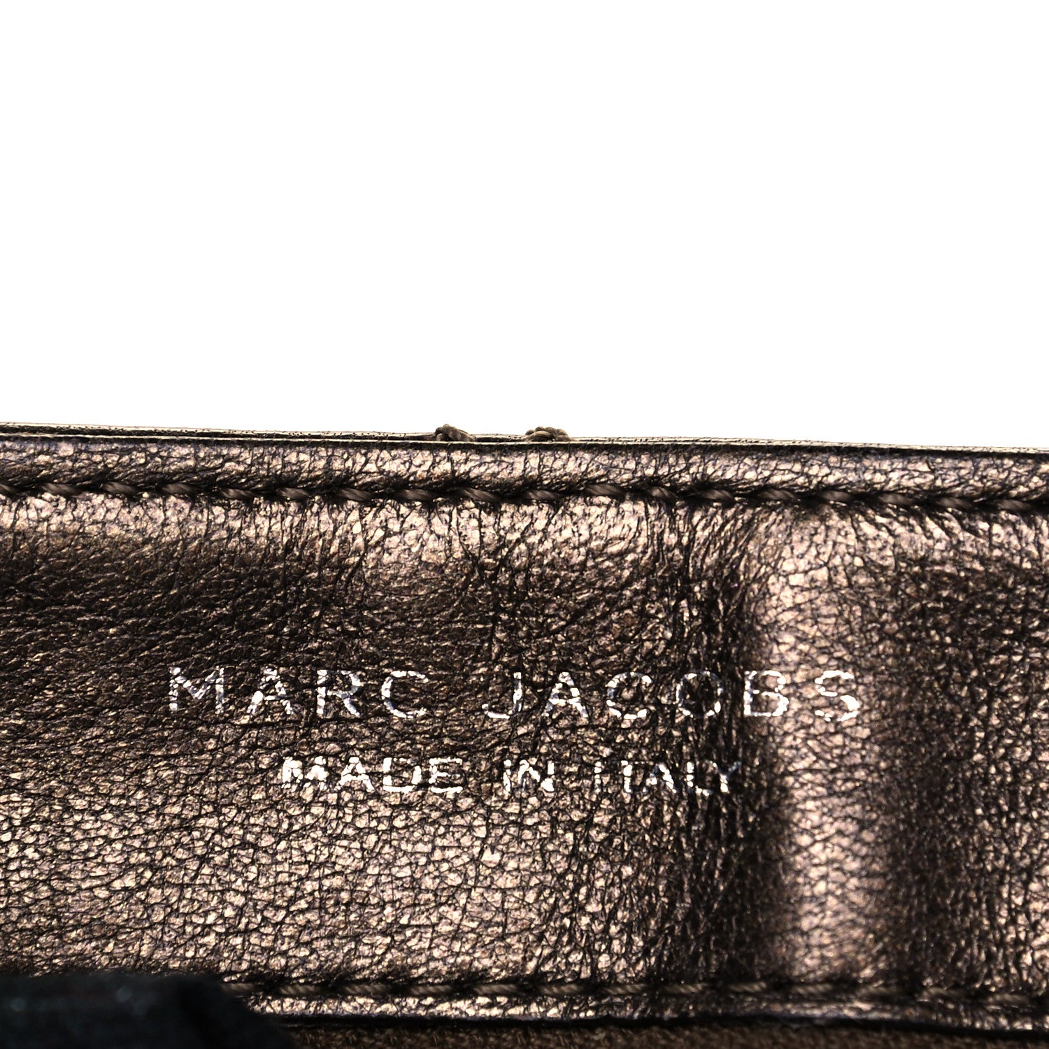 Marc Jacobs Lacquered Lambskin Baroque The Large Single Flap Bronze 6 of 13