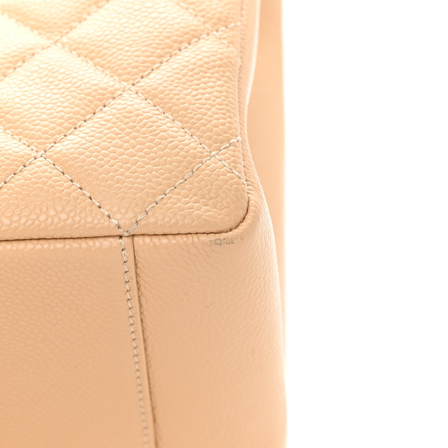 Chanel Caviar Quilted Grand Shopping Tote GST Beige Clair 11 of 12